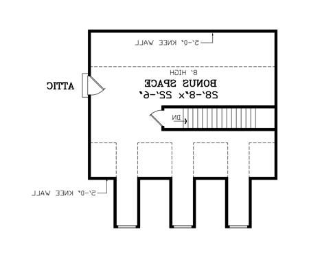 Bonus Room image of MARIETTA House Plan